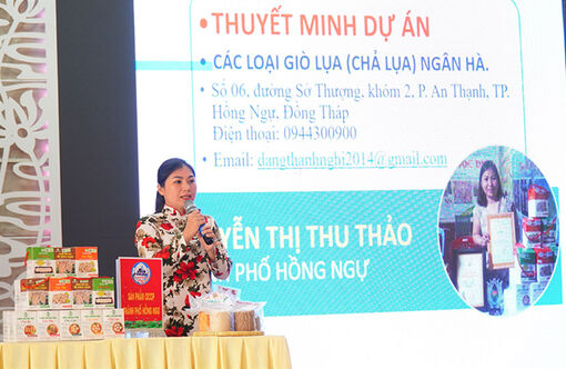 Đồng Tháp: 33 dự án tham gia vòng bán kết Cuộc thi Phụ nữ khởi nghiệp năm 2022