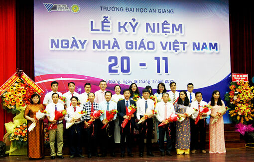 Trường Đại học An Giang tổ chức lễ kỷ niệm Ngày Nhà giáo Việt Nam 20/11