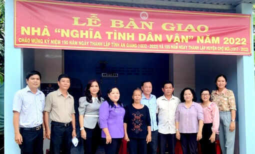 Nhiều công trình dân vận chào mừng kỷ niệm 190 năm thành lập tỉnh An Giang