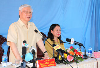 Dấu ấn lãnh đạo Đảng, nhà nước đến thăm và làm việc tại An Giang