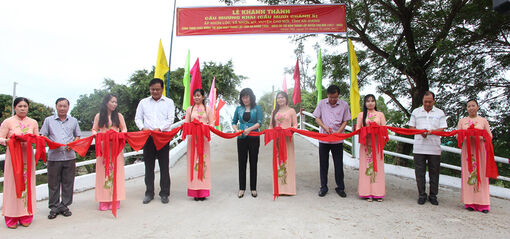Khánh thành cầu Mương Khai (xã Nhơn Mỹ)