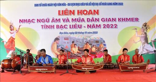 Khai mạc Liên hoan nhạc Ngũ âm và Múa dân gian Khmer