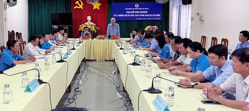 Công đoàn An Giang và TP.  Hồ Chí Minh trao đổi kinh nghiệm xử lý những vấn đề phát sinh trong quan hệ lao động