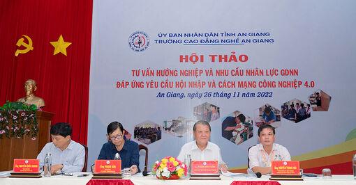 Hội thảo tư vấn hướng nghiệp và nhu cầu nhân lực giáo dục nghề nghiệp đáp ứng yêu cầu hội nhập và cách mạng công nghiệp 4.0