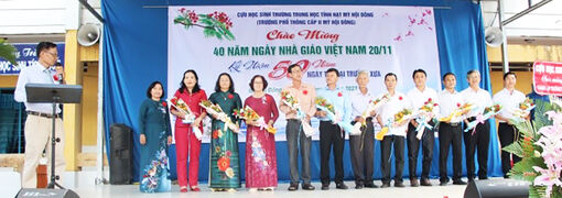 Kỷ niệm 50 năm Ngày thành lập Trường Trung học Tỉnh hạt Mỹ Hội Đông