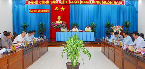 Hội nghị Ban Thường vụ Tỉnh ủy An Giang cuối tháng 11 cho ý kiến nhiều nội dung quan trọng