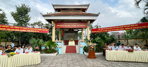 TP. Long Xuyên xuất quân thực hiện các hoạt động “Tết quân – dân” năm 2023