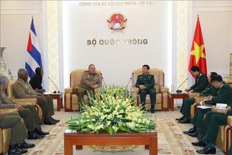Triển khai hợp tác quốc phòng Việt Nam - Cuba toàn diện, thiết thực