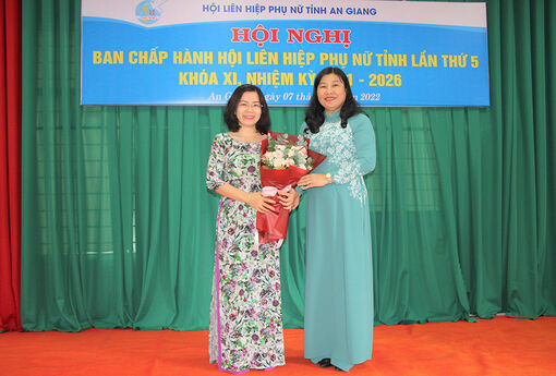 Đồng chí Quang Lê Hồng Chuyên giữ chức vụ Phó Chủ tịch Hội Liên hiệp Phụ nữ tỉnh An Giang nhiệm kỳ 2021-2026