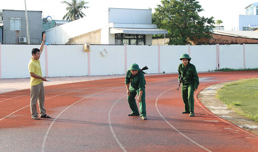 Hội thao của những “chú bộ đội học sinh”