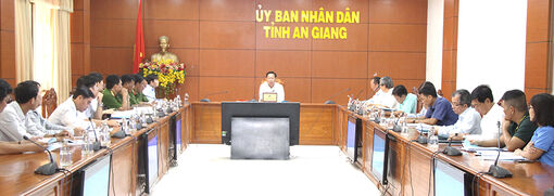 UBND tỉnh An Giang họp chuẩn bị tổ chức diễn tập ứng phó sự cố hóa chất