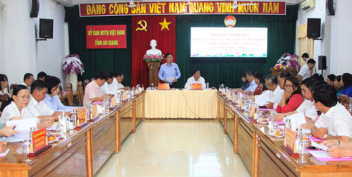 UBTWMTTQVN  đánh giá cao kết quả công tác mặt trận của An Giang