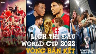 Lịch thi đấu và truyền hình trực tiếp bán kết World Cup 2022