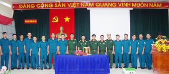 Đảng ủy, Ban Chỉ huy Quân sự huyện Châu Phú phát động phong trào thi đua quyết thắng năm 2023