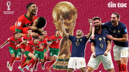 Bán kết World Cup 2022 giữa Pháp - Morocco: Chàng David và gã khổng lồ Goliath