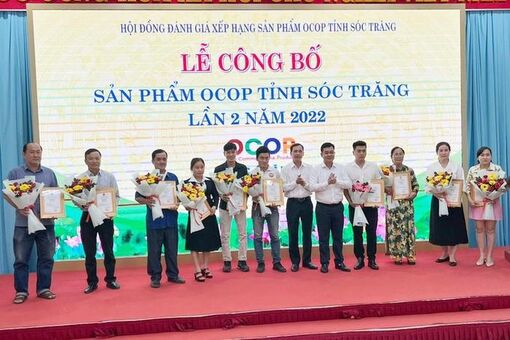 Sóc Trăng đã có 189 sản phẩm OCOP