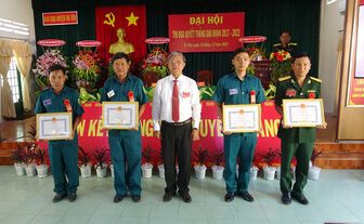Lực lượng vũ trang huyện Tri Tôn nỗ lực thi đua quyết thắng