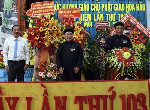 Kỷ niệm lần thứ 103 Ngày Đản sinh Đức Huỳnh Giáo chủ Phật giáo Hòa Hảo
