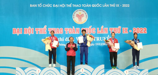 Ngày 18/12: An Giang vươn lên hạng 9 toàn đoàn Đại hội Thể thao toàn quốc lần IX/2022