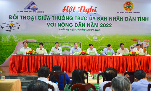 Thường trực UBND tỉnh An Giang đối thoại với nông dân năm 2022