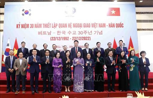 Kỷ niệm 30 năm thiết lập quan hệ ngoại giao Việt Nam - Hàn Quốc