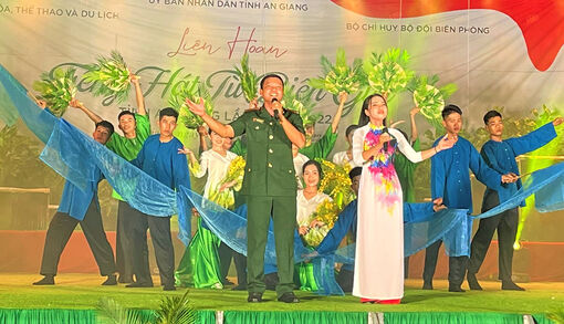 Huyện An Phú đoạt giải nhất Liên hoan “Tiếng hát từ biên giới” tỉnh An Giang lần thứ V/2022