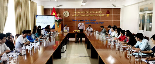 An Giang: 46 học viên tham gia tập huấn kỹ năng truyền thông đa phương tiện năm 2022