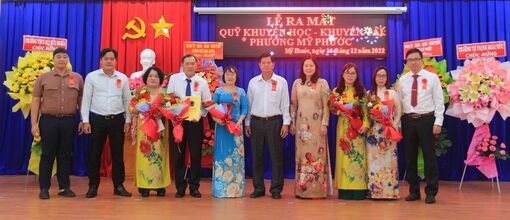 Ra mắt Quỹ Khuyến học – Khuyến tài phường Mỹ Phước
