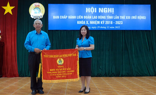 Công đoàn tỉnh An Giang đạt kết quả toàn diện năm 2022