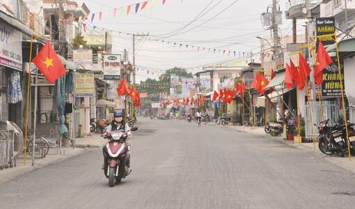 Chuẩn bị vui xuân ở huyện cù lao