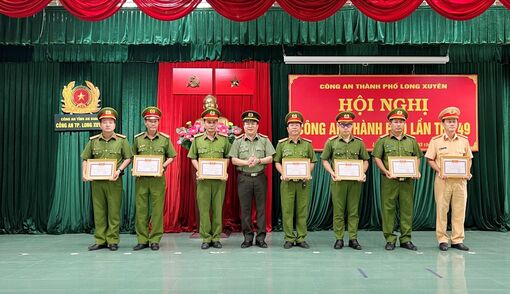Công an TP. Long Xuyên tổng kết công tác năm 2022