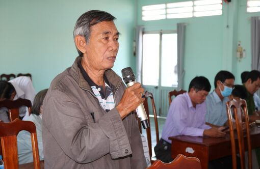 Đại biểu HĐND 3 cấp tiếp xúc cử tri thị trấn An Châu