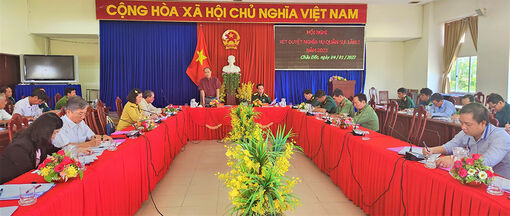 Hội đồng Nghĩa vụ Quân sự TP. Châu Đốc chú trọng chất lượng tuyển chọn, gọi công dân nhập ngũ năm 2023