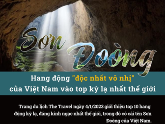 Sơn Đoòng - hang động 'độc nhất vô nhị' của Việt Nam vào top kỳ lạ thế giới
