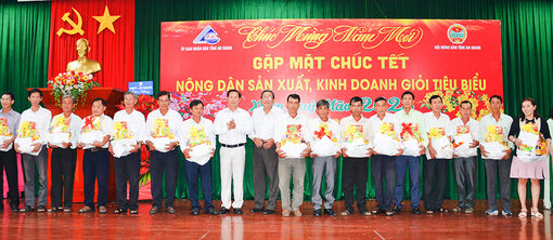 Hội Nông dân tỉnh An Giang họp mặt nông dân sản xuất, kinh doanh giỏi nhân dịp Xuân Quý Mão 2023