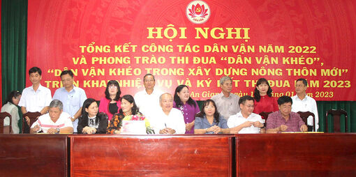 An Giang có 4.262 mô hình thi đua “Dân vận khéo”, “Dân vận khéo trong xây dựng nông thôn mới”