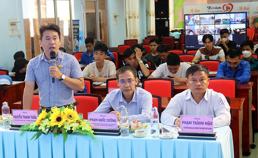 An Giang: Tư vấn hướng nghiệp cho trên 200 thanh niên hoàn thành nghĩa vụ quân sự