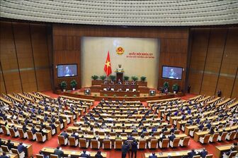 Quốc hội thông qua Nghị quyết miễn nhiệm chức vụ Chủ tịch nước, cho thôi nhiệm vụ đại biểu Quốc hội đối với ông Nguyễn Xuân Phúc