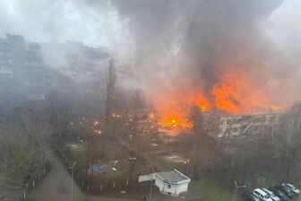 Rơi trực thăng ở Kiev, hàng chục người Ukraine thương vong