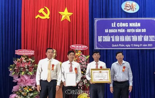 Cà Mau: Chạm mốc nông thôn mới trước thềm xuân