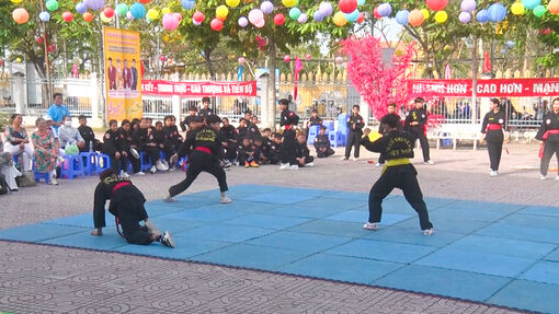 Tri Tôn tổ chức Hội thi võ thuật mừng Xuân