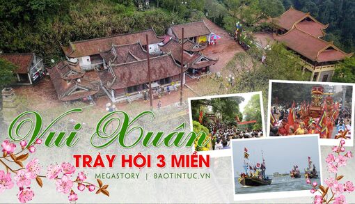 Vui xuân, trảy hội 3 miền