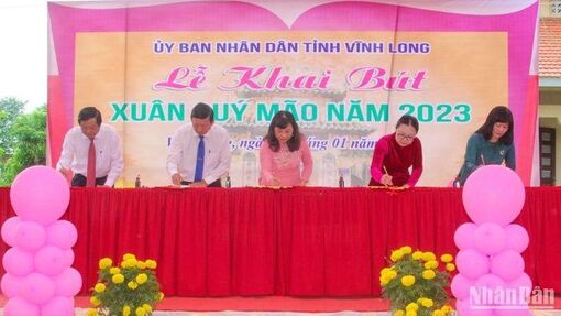 Vĩnh Long tổ chức Lễ khai bút Xuân Quý Mão 2023