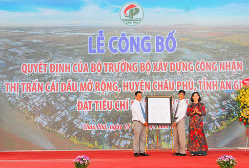 Xây dựng thị trấn Cái Dầu xứng tầm đô thị loại IV