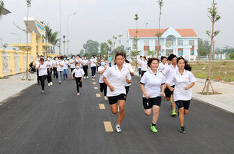 Phong trào thể dục - thể thao thị trấn An Châu phát triển
