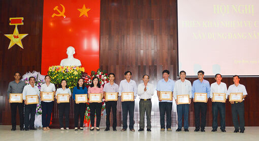 Ban Thường vụ Huyện ủy Tịnh Biên triển khai công tác xây dựng Đảng năm 2023