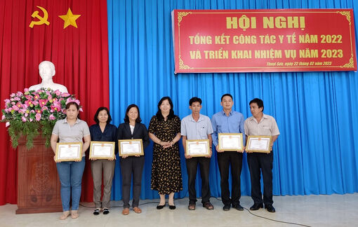 UBND huyện Thoại Sơn tổng kết công tác y tế năm 2022