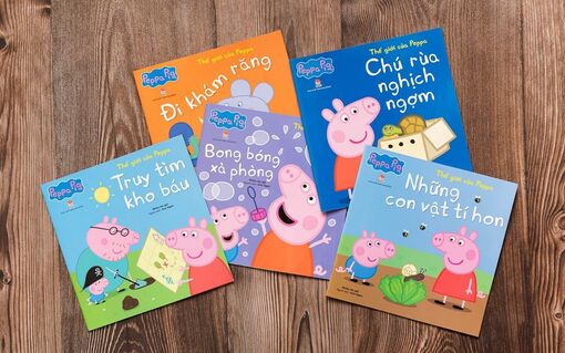 Lần đầu tiên sách Peppa Pig ra mắt độc giả Việt Nam