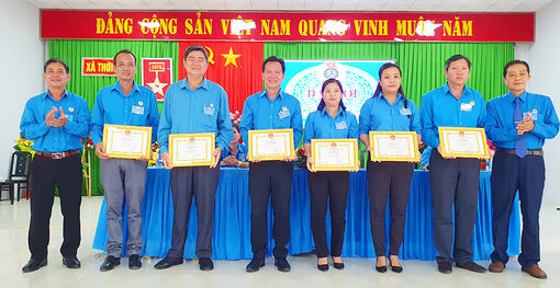 Công đoàn cơ sở xã Thới Sơn tổ chức Đại hội lần thứ VI (nhiệm kỳ 2023-2028)