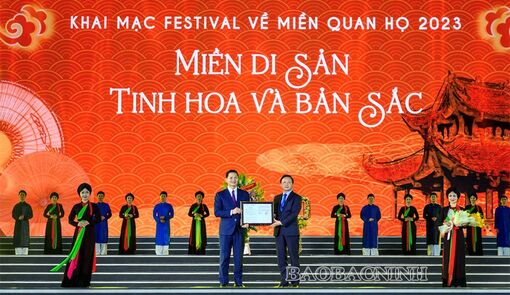 Khai mạc Festival 'Về miền Quan họ - 2023': Miền di sản - Tinh hoa và bản sắc